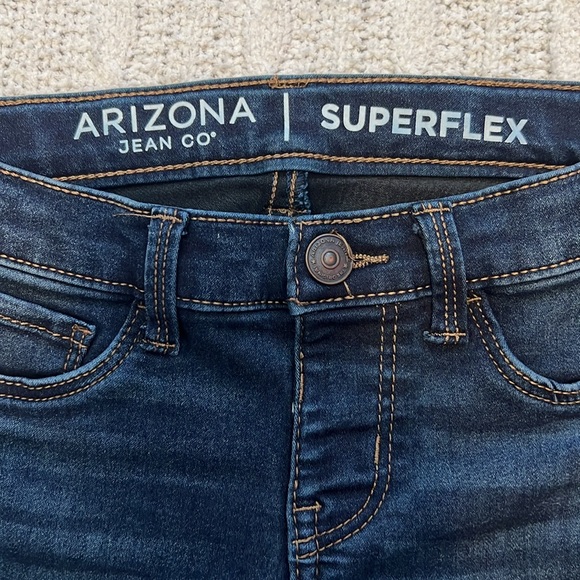 Girls 6X Arizona Jean Co Superflex Regular Jeggings - Picture 3 of 5